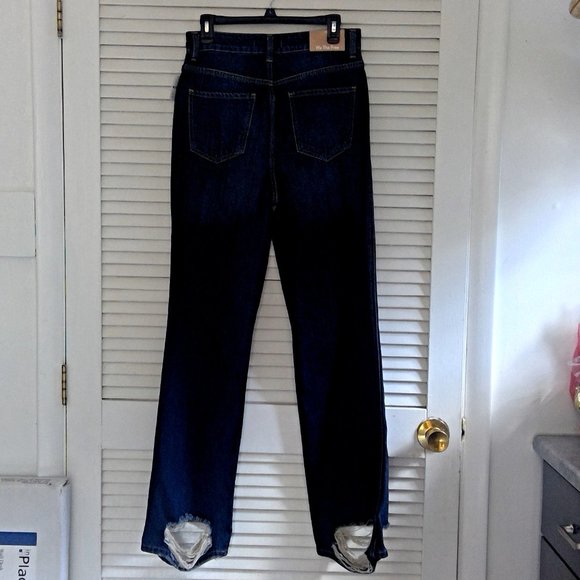 Free People Dark Blue Flare Jeans - Picture 5 of 12